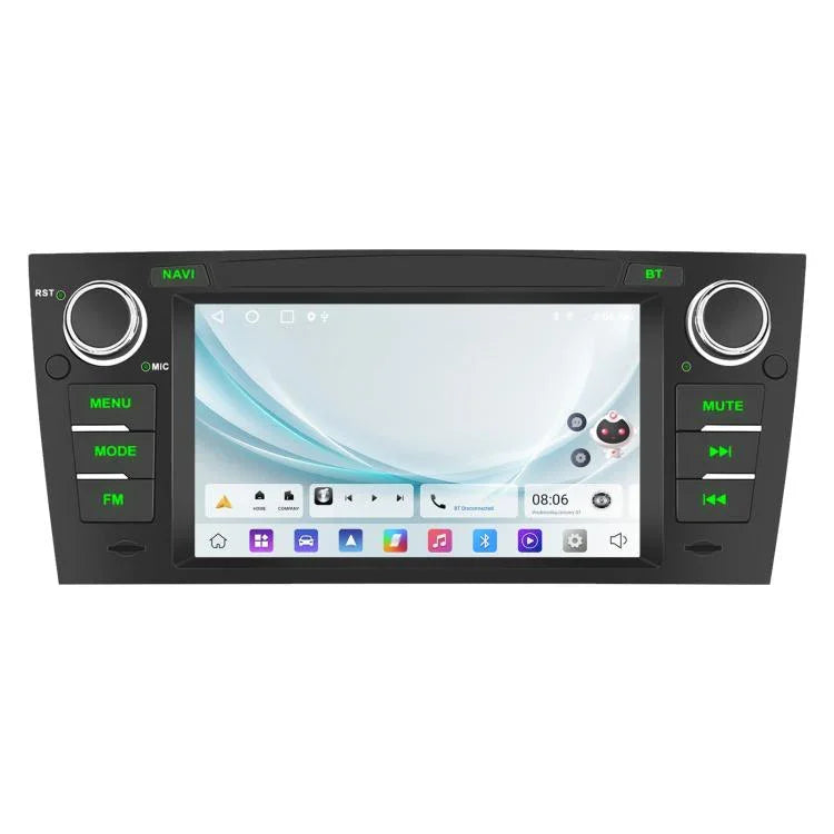 Pour BMW Série 3 E90 Android 15 7 pouces CarPlay Navigation de voiture Machine intégrée d'image de recul, Standard, Standard+AHD+Microphone