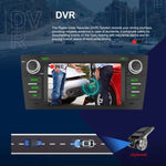 Pour BMW Série 3 E90 Android 15 7 pouces CarPlay Navigation de voiture Machine intégrée d'image de recul, Standard, Standard+AHD+Microphone