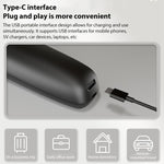 Rasoir électrique à mouvement alternatif, lavable sur tout le corps, avec affichage numérique à LED