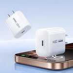 Chargeur rapide GaN REMAX CA08 PD20W Type-C, prise EU, CA08