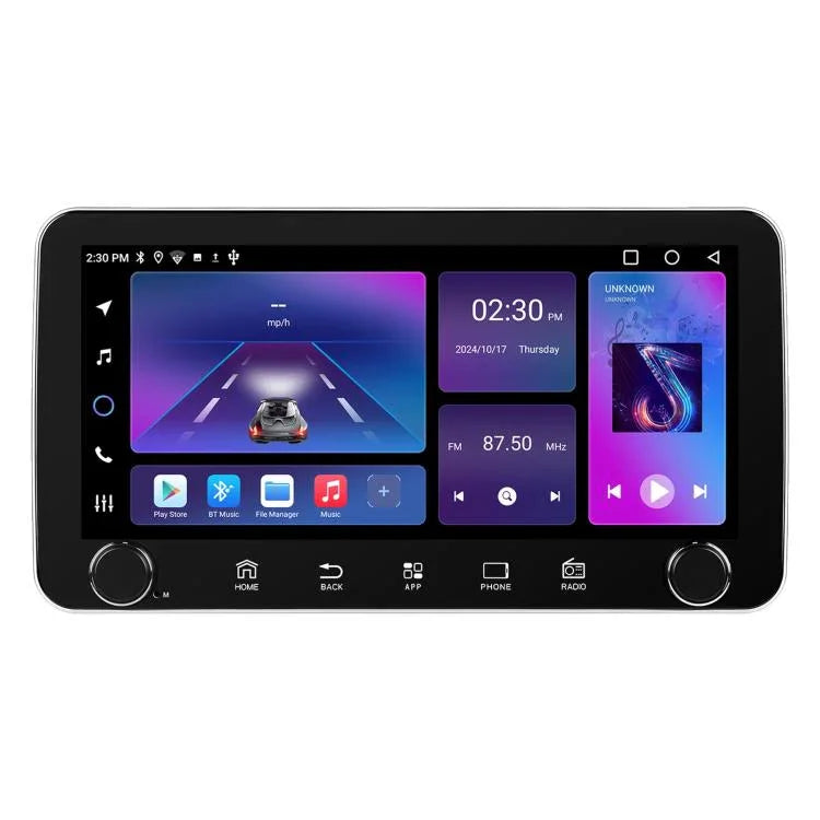 Écran de 10,36 pouces Android 15 Voiture CarPlay Navigation Machine Intégrée avec Double Bouton Rotatif, Standard, Standard+AHD+Microphone