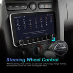 Écran de 10,36 pouces Android 15 Voiture CarPlay Navigation Machine Intégrée avec Double Bouton Rotatif, Standard, Standard+AHD+Microphone