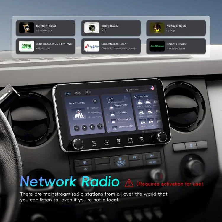 Écran de 10,36 pouces Android 15 Voiture CarPlay Navigation Machine Intégrée avec Double Bouton Rotatif, Standard, Standard+AHD+Microphone