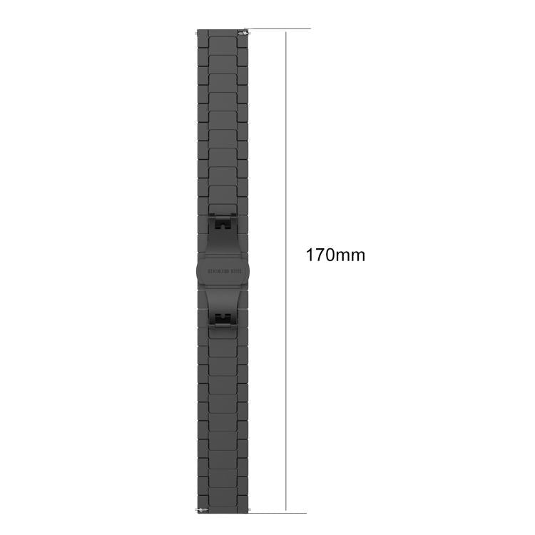 Bracelet de montre xDfind en bambou et acier inoxydable massif, à une perle, compatible avec Samsung Galaxy Watch8 / Watch8 Classic 22 mm, Samsung Galaxy Watch 7 / 6 / 5 / FE 20 mm et Samsung Galaxy Fit3 SM-R390 18 mm.