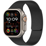 Bracelet de montre magnétique en silicone texturé litchi xDfind, compatible avec Apple Watch 42/44/45/46/49 mm et Apple Watch 38/40/41/S10 42 mm.