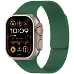 Bracelet de montre magnétique en silicone texturé litchi xDfind, compatible avec Apple Watch 42/44/45/46/49 mm et Apple Watch 38/40/41/S10 42 mm.
