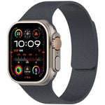 Bracelet de montre magnétique en silicone texturé litchi xDfind, compatible avec Apple Watch 42/44/45/46/49 mm et Apple Watch 38/40/41/S10 42 mm.