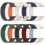 Bracelet de montre magnétique en silicone texturé litchi xDfind, compatible avec Apple Watch 42/44/45/46/49 mm et Apple Watch 38/40/41/S10 42 mm.