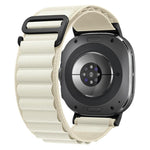 Bracelet de montre xDfind en nylon noir à boucle, compatible avec Samsung Galaxy Watch Ultra 47 mm / Ultra 2025 et Samsung Galaxy Watch 8 / 8 Classic.