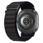 Bracelet de montre xDfind en nylon noir à boucle, compatible avec Samsung Galaxy Watch Ultra 47 mm / Ultra 2025 et Samsung Galaxy Watch 8 / 8 Classic.