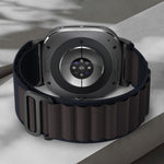 Bracelet de montre xDfind en nylon noir à boucle, compatible avec Samsung Galaxy Watch Ultra 47 mm / Ultra 2025 et Samsung Galaxy Watch 8 / 8 Classic.