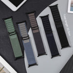 Bracelet de montre xDfind en nylon noir à boucle, compatible avec Samsung Galaxy Watch Ultra 47 mm / Ultra 2025 et Samsung Galaxy Watch 8 / 8 Classic.