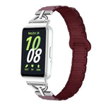 D-shaped Tri-beads Magnetic Silicone Watch Band, For Samsung Galaxy Fit3