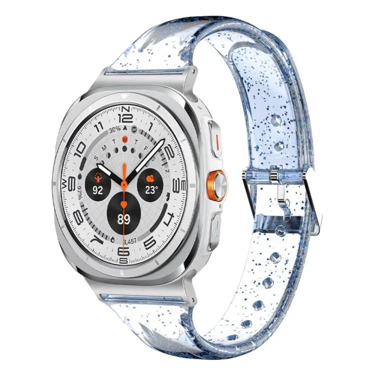 Bracelet de montre en TPU à paillettes, pour Samsung Galaxy Watch Ultra 47mm / Ultra 2025