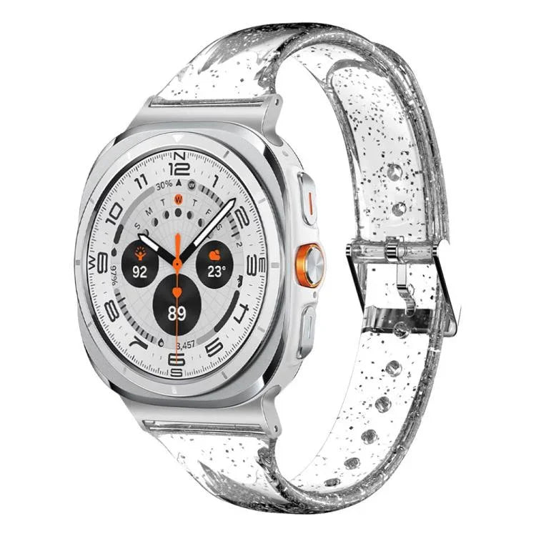 Bracelet de montre en TPU à paillettes, pour Samsung Galaxy Watch Ultra 47mm / Ultra 2025