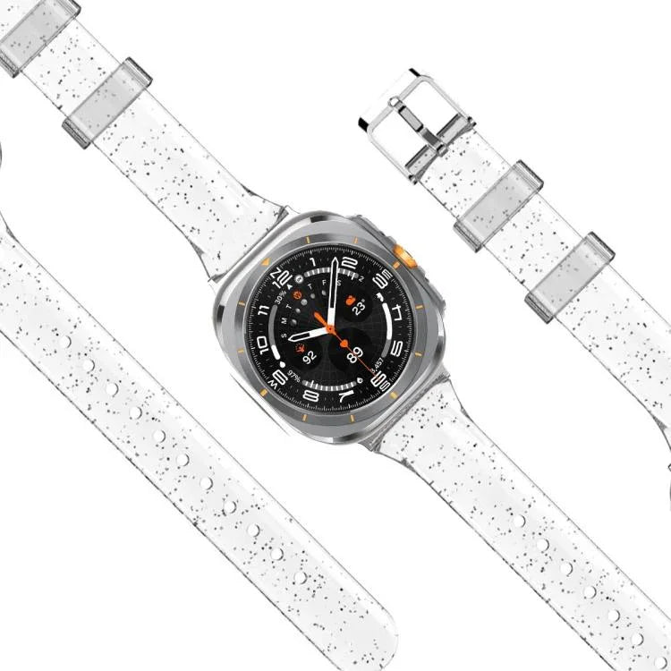 Bracelet de montre en TPU à paillettes, pour Samsung Galaxy Watch Ultra 47mm / Ultra 2025