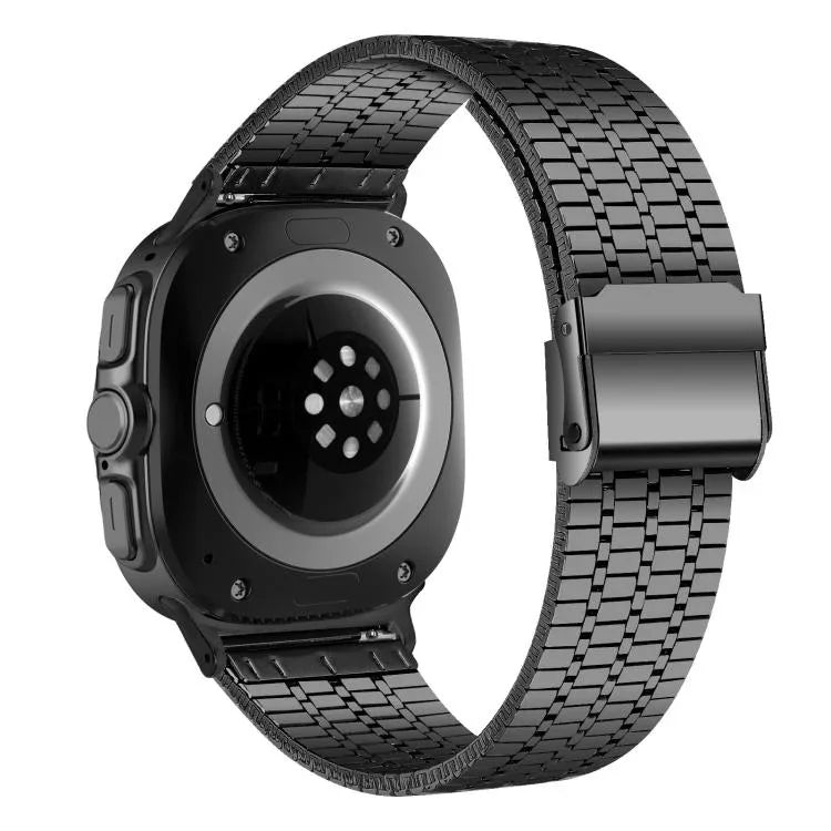 Bracelet de montre en acier inoxydable à sept perles, pour Samsung Galaxy Watch Ultra 47mm / Ultra 2025