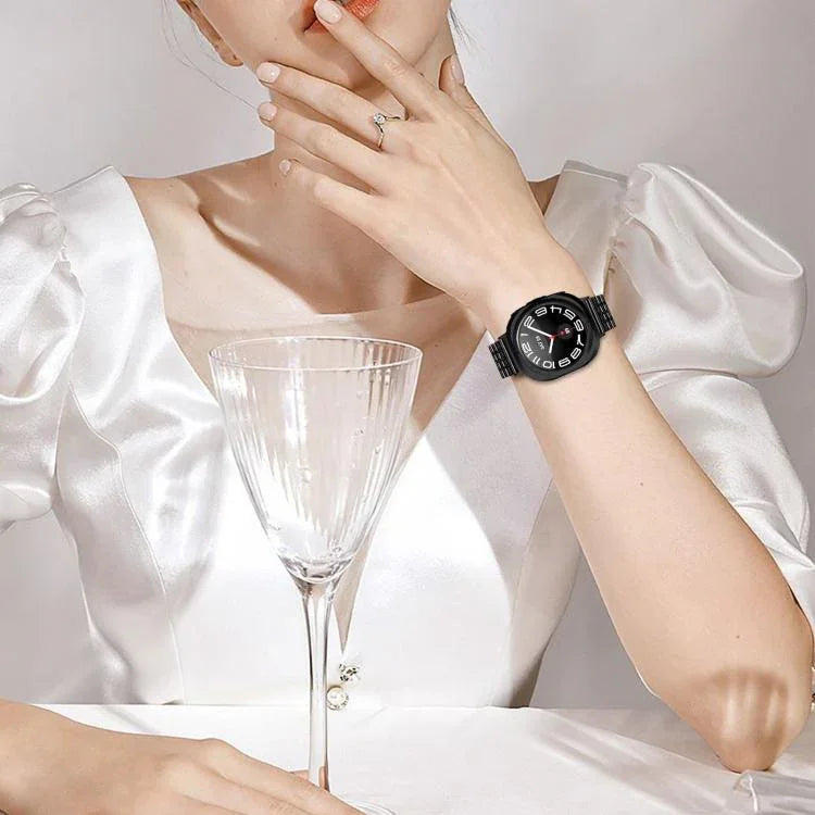 Bracelet de montre en acier inoxydable à sept perles, pour Samsung Galaxy Watch Ultra 47mm / Ultra 2025
