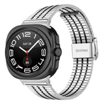 Bracelet de montre en acier inoxydable à sept perles, pour Samsung Galaxy Watch Ultra 47mm / Ultra 2025