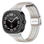 Bracelet de montre en acier inoxydable à sept perles, pour Samsung Galaxy Watch Ultra 47mm / Ultra 2025