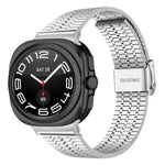 Bracelet de montre en acier inoxydable à sept perles, pour Samsung Galaxy Watch Ultra 47mm / Ultra 2025