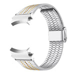 Bracelet de montre en acier inoxydable à sept perles, pour Samsung Galaxy Watch 7 / 6 / 5 / 4