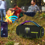 Enceinte Bluetooth portable étanche HOPESTAR H85 70W pour extérieur, compatible TF / AUX / USB