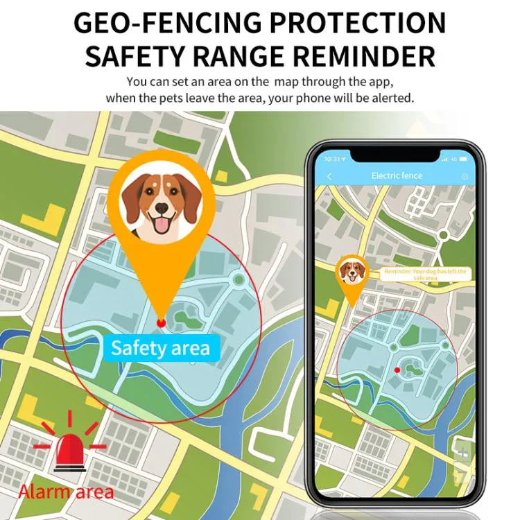Traceur GPS TK919 4G pour collier de chien, étanche IP67