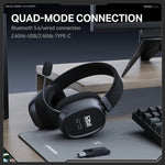 Casque de jeu e-sport filaire ONIKUMA GT839 Bluetooth 5.4 2.4G
