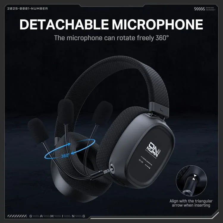 Casque de jeu e-sport filaire ONIKUMA GT839 Bluetooth 5.4 2.4G