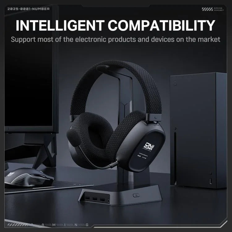 Casque de jeu e-sport filaire ONIKUMA GT839 Bluetooth 5.4 2.4G