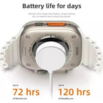 C900 Ultra3 2.09 pouces Écran TFT BT Montre connectée Prise en charge des gestes pour répondre aux appels