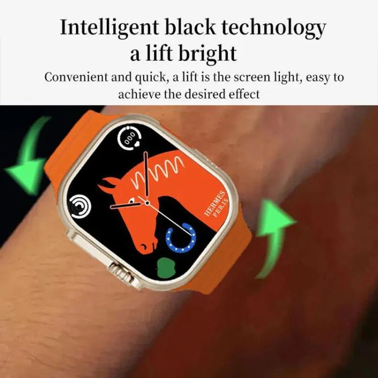 C900 Ultra3 2.09 pouces Écran TFT BT Montre connectée Prise en charge des gestes pour répondre aux appels