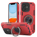 Coque de téléphone support magnétique rotatif Mecha à trois noyaux à 360 degrés, pour iPhone 12, pour iPhone 12 Pro, pour iPhone 11