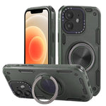 Coque de téléphone support magnétique rotatif Mecha à trois noyaux à 360 degrés, pour iPhone 12, pour iPhone 12 Pro, pour iPhone 11