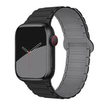 Bracelet de montre magnétique en silicone à trois billes xDfind, compatible avec Apple Watch 42/44/45/46/49 mm et Apple Watch 38/40/41/S10 42 mm.