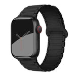 Bracelet de montre magnétique en silicone à trois billes xDfind, compatible avec Apple Watch 42/44/45/46/49 mm et Apple Watch 38/40/41/S10 42 mm.