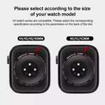 Bracelet de montre magnétique en silicone à trois billes xDfind, compatible avec Apple Watch 42/44/45/46/49 mm et Apple Watch 38/40/41/S10 42 mm.