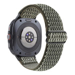 Bracelet de montre tressé en nylon à motif ondulé, pour Samsung Galaxy Watch8 / Watch8 Classic