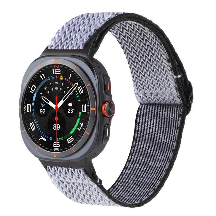 Bracelet de montre tressé en nylon à motif ondulé, pour Samsung Galaxy Watch8 / Watch8 Classic