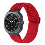 Bracelet de montre tressé en nylon à motif ondulé, pour Samsung Galaxy Watch8 / Watch8 Classic