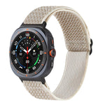 Bracelet de montre tressé en nylon à motif ondulé, pour Samsung Galaxy Watch8 / Watch8 Classic