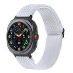 Bracelet de montre tressé en nylon à motif ondulé, pour Samsung Galaxy Watch8 / Watch8 Classic