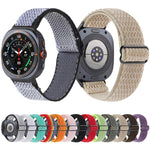Bracelet de montre tressé en nylon à motif ondulé, pour Samsung Galaxy Watch8 / Watch8 Classic
