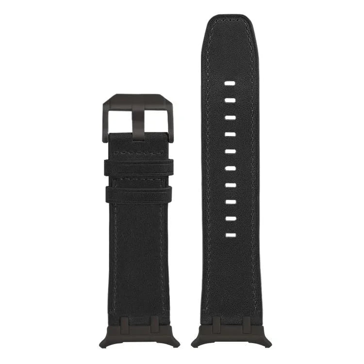 Bracelet de montre en cuir Crazy Horse, pour Samsung Galaxy Watch8 / Watch8 Classic