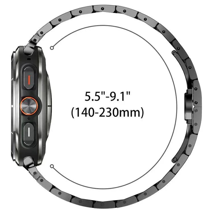 Bracelet de montre à boucle papillon en alliage de titane, pour Samsung Galaxy Watch8 / Watch8 Classic