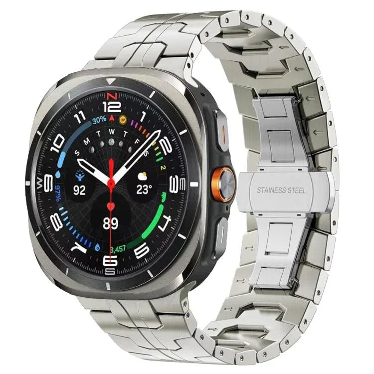 Bracelet de montre à boucle papillon en alliage de titane, pour Samsung Galaxy Watch8 / Watch8 Classic