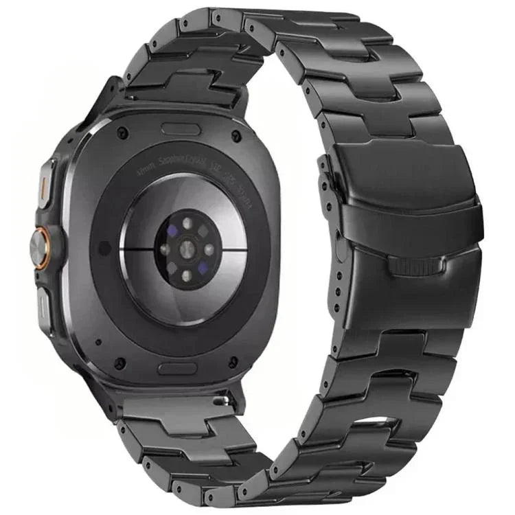 Bracelet de montre en alliage de titane avec boucle de sécurité, pour Samsung Galaxy Watch8 / Watch8 Classic