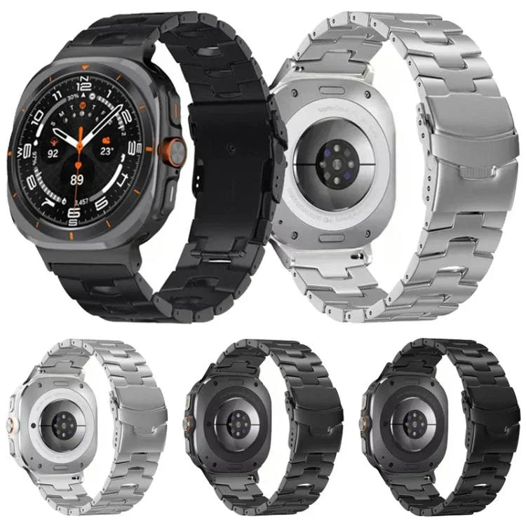 Bracelet de montre en alliage de titane avec boucle de sécurité, pour Samsung Galaxy Watch8 / Watch8 Classic
