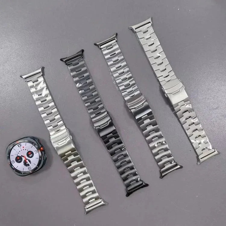 Bracelet de montre en alliage de titane avec boucle de sécurité, pour Samsung Galaxy Watch8 / Watch8 Classic